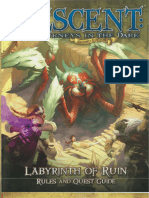 Rulebook e Quest Labyrinth of Ruins