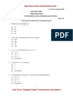 CA Foundation Math LR Stats Q MTP 1 Nov23 Castudynotes Com