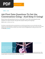 250 First Date Questions