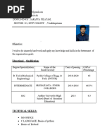 Pitta Vamsi Resume