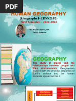 HUMAN GEOGRAPHY - Lesson 1 - Intro To Geography