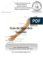 Guia Anatomã - A (Miembro Superior)