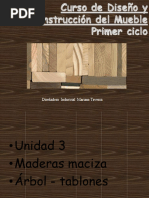 U 3 Madera Maciza, Arbol, Tablones