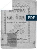 Novena de Santa Filomena