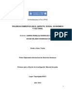 104 - Violencia Domestica en El Aspecto Social, Económico y Cultural