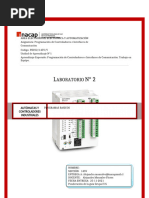 Aboratorio: Autómatas Y Controladores Industriales