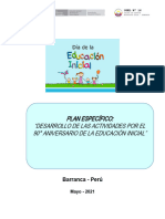 Plan Trabajo Semana Educacion Inicial