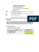 Informe de La Campaña de Sensibilización en El Perú