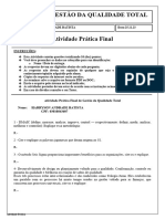 Gestão Da Qualidade Total - Atividade Prática Final JUL 25.11.2023