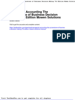 Full Download Managerial Accounting The Cornerstone of Business Decision Making 7th Edition Mowen Solutions Manual