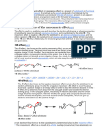 Representations of The Mesomeric Effect