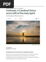 The Virtue of Fortitude - A Gift of The Holy Spirit