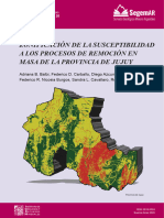 Zonificación de La Susceptibilidad A Los Procesos de Remoción en Masa de La Provincia de Jujuy