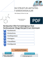 Hubungan Struktur-Aktivitas Obat Kardiovaskular