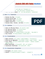 Exploratory Data Analysis (Eda) With Pandas: (Cheatsheet)