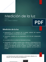 Medición de La luz-INSPECCIÓN VISUAL