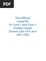 Downloadable Official CompTIA A+ Core 1 and Core 2 Student Guide