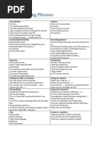 Cae Speaking Phrases