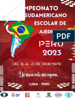 Sudamericano Escolar Kallpa Sab - Bases Finales