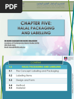 05 Chapter Five Halal Packaging & Labelling