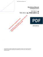 Deutz D 2011 W, TD 2011 W, TCD 2011 W Workshop Manual - Competence Level 2