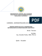 Ae3-Unidad Didactica - Metodologia - Investigación - 2023-2023