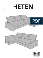 Friheten Chaise For Sleeper Sectional Skiftebo Dark Gray AA 702253 8 100