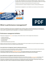 The Who, What, Why, and How of Performance Management