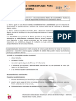 Recomendaciones Nutricionales para El Paciente Con Diarrea