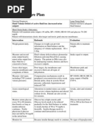 Nursing Care Plan