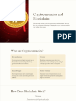 Cryptocurrencies and Bitcoin