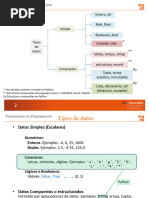 1.1 Tipos de Datos Simples, Expresiones