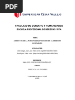 Producto Academico Isemana 4 Personalidad Derecho Comparado