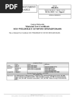 Material Test Certificate SO3+WELDOLET+I 9HLRFX v1 1