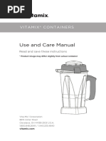 Vitamix Container Manual