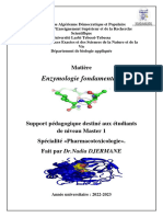 Enzymologie Fondamentale