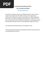 Note Taking For Consecutive Interpreting - David Violet - The Happy Interpreter