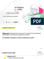 PARC - 2023 - AV SOMATIVA - Procedimentos de Aplicação - Correção Aplicador