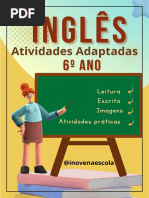 Amostra 6º Ano Inglês Atividades Adaptadas