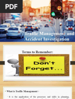 Traffic Management and Accident Investigation