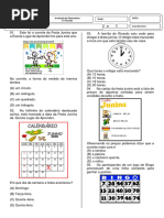 Matemática 3° Ano Ensino Fundamental