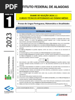 Prova - Exame de Selecao Ifal 2024.1.1 - Tipo 1