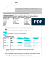 Honors Unit 2 Biochemistry Study Guide S23