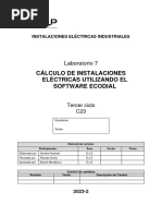 Lab 7 - Calculo para Las Instalaciones Electricas Con Ecodial - v1-1