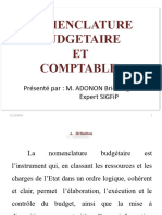 Nomenclature Budgetaire Et Comptable Nouv