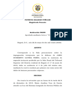 Sentencia Corte Suprema de Colombia 56299 (06-05-20) IMPIUTACION OBJETIVA ORIGEN DEL RIESGO DESAPROBADO