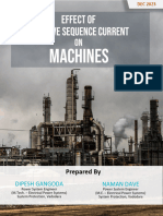 Effect of Negative Sequence Current On Machines