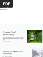 Corporate Social Responsibility