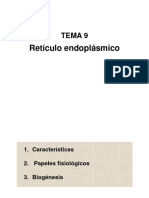 Tema 9. Retículo Endoplásmico Liso y Rugoso