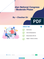 The Indian National Congress - Moderate Phase